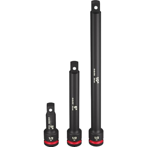 3 Pc. For Milwaukee Tool 49-66-6715 Shockwave Impact Duty 1/2 In. Drive Extension