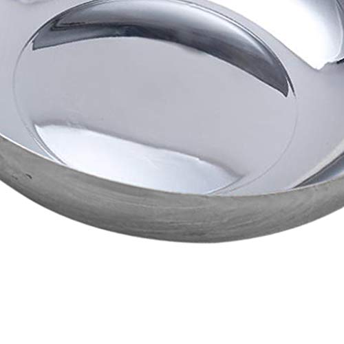 Homozy – Tigela redonda de aço inoxidável para sopa de cereal, tigela para salada de frutas, macarrã