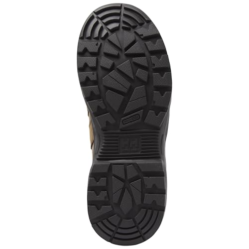 Helly-Hansen Oslo Hiker Mid Aluminum Toe Work Boots for Men - Lightweight Leather & Ripstop with Cushion Midsoles & Slip-Resistant Outsoles, EH Rated4