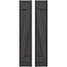 Ekena Millwork ARW102BB311X73SMH Americraft Three 2 Exterior Real Wood Joined Board-n-Batten Shutters w/Z-Bar (Per Pair), 10 1/2"W x 73"H, Shadow Mountain