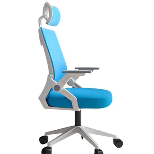 Silla de oficina ergonómica, silla de juego ajustable con respaldo alto, silla reclinable giratoria de 360 grados con soporte lumbar y malla transpirable