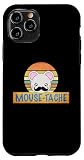 iPhone 11 Pro Mouse-Tache Vintage Mouse Mustache Case