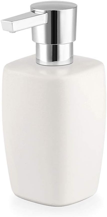 Ceramic Liquid Soap and Lotion Dispenser Pump for Kitchen, Bathroom Countertop Sink(E)