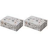 トルネ ランチパック ネコのあつまり 3枚入 折り箱タイプ 奥行10×幅15×高さ5cm P-3711 日本製 (× 2)