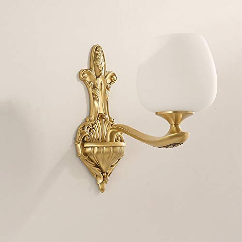 Lumière de mur anti éblouissement applique durable E27 cuivre or - 3