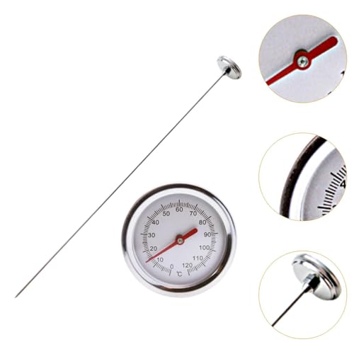 IEUDNS Termômetro de solo de compostagem Termômetro de temperatura do solo aço inoxidável Ferramenta