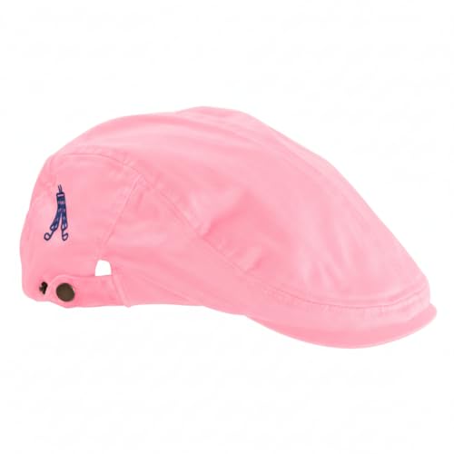 Image of Royal & Awesome Pastel Golf Hats Men, Funny Golf Hats, Mens Newsboy Cap, Flat Cap Style, Bright Pastel Design, One Size