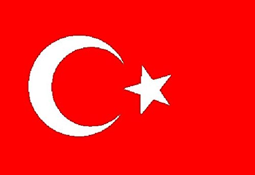 Bandiera U24 Turchia 90x60 Cm In Poliestere 110g/m²: Resistente Alle Intemperie E Ai Raggi UV