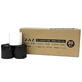 ZAZ レジロール レシートロール 80mm幅×80mm外径×12mm内径 20巻入 レジ用感熱ロールペーパー サーマルロール レジロール 個包装 roll-80-80-12-20