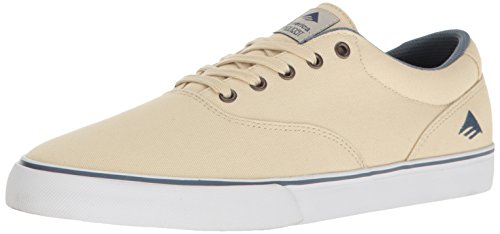 Emerica Provost Slim Vulc Grey Chaussures de Skateboard pour Homme Bleu Marine/Blanc - - Blanc/Bleu, 39 EU