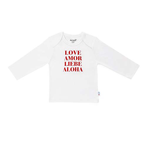 Image of Organic Cotton Long Sleeve Graphic Toddler T-Shirt | Love | 12-18 Months