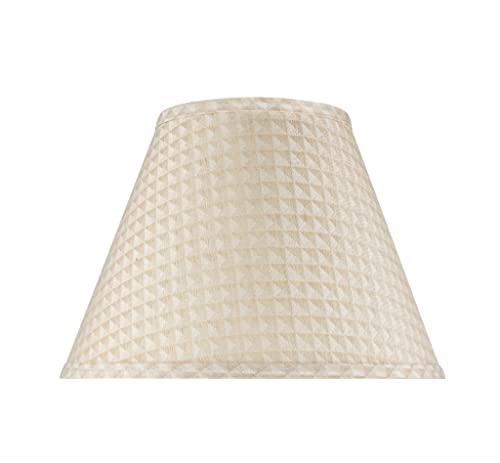 Aspen Creative 32008A Transitional Hardback Empire Shape Spider Construction Lamp Shade, Beige, 12" Wide (6" X 12" X 9") #TOP20