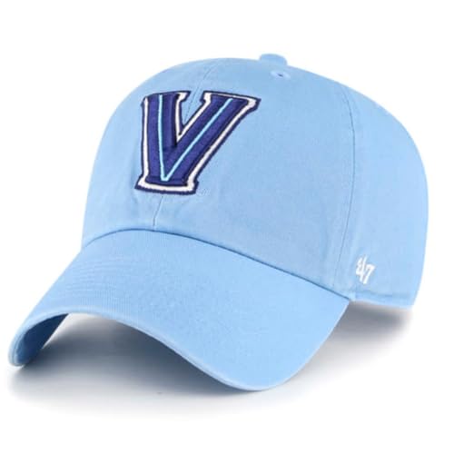 Villanova Wildcats Clean Up Adjustable Hat - Light Blue