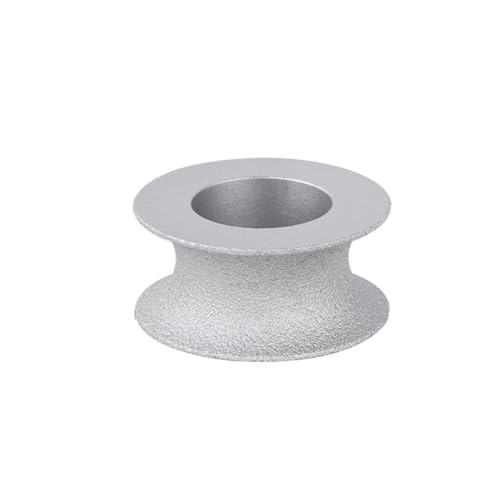 ブルノーズ研磨ホイール、 ダイヤモンド研削ホイール プロファイルホイール 75mm ボア22.23mm グリット60 アングルグラインダー 複数プロファイル 10-35mm 1個パック(Round Wheel 30mm)