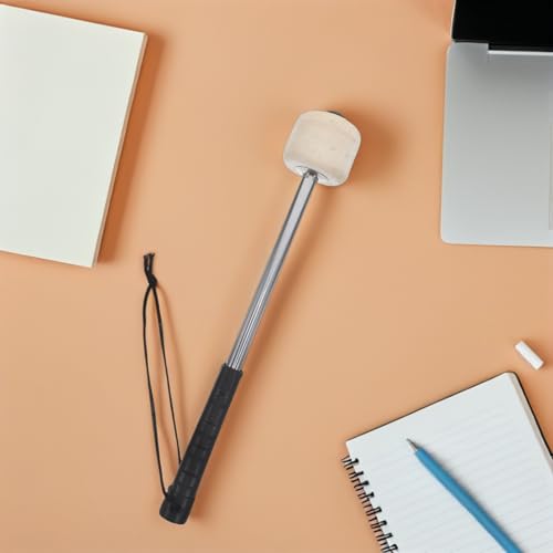 4 piezas de baquetas para percusión, ligeros mazos de acero inoxidable para bandas de marcha, diseño ergonómico y acabado pulido para precisión sonora y comodidad miniatura 5