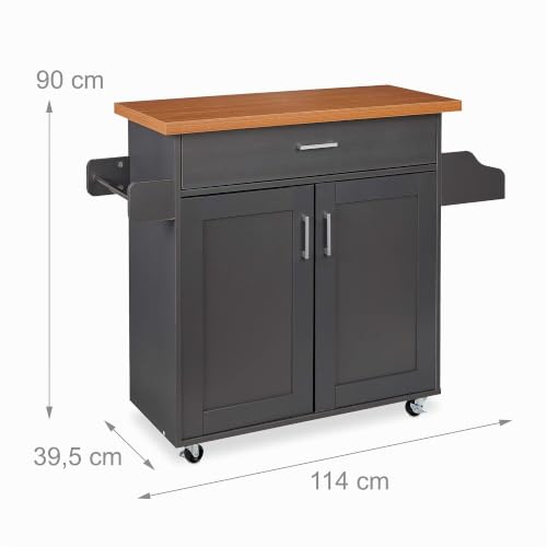 Cajonera con ruedas y dos compartimentos para organizar el hogar 4