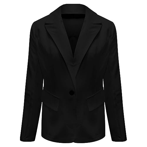 Blazers for Women Business Casual Open Front Office Work Lightweight Suit Jackets Summer Fall Cardigan3