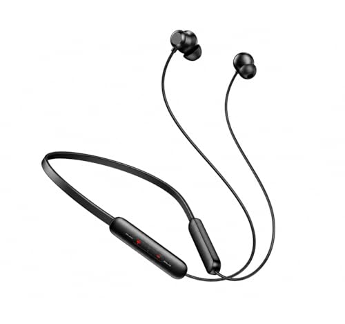 Image of Neckband for Boat Rockerz Summit with Deep Bass Stereo Sound, Lightweight Flexible Design, Comfortable in Ear Fit & Long Lasting Battery Backup Support