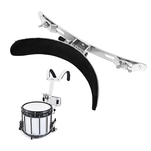 Drum Leg Holder March Mngs Snare Drum Leg Clamp Portable Leg Rest Sponge Decompression Drum Rack Easily to Install Metal + Sponge miniatura 2