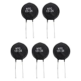 QUARKZMAN 5 Stk NTC 1D-25 1 Ohm MF72 Leistungs-Direktheiztyp Negativer Temperaturkoeffizient Thermistor Temperatursensoren