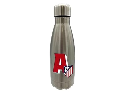 CyP Brands Atlético de Madrid - Botella Agua de Acero Inoxidable, Cierre Hermético, con Diseño Letra A en Rojo, 550 ml, Color Metalizado, Producto Oficial | Ya disponible en tu tienda friki favorita! En mundofriki.es! CyP Brands Atlético de Madrid - Botella Agua de Acero Inoxidable, Cierre Hermético, con Diseño Letra A en Rojo, 550 ml, Color Metalizado, Producto Oficial | Ya disponible en tu tienda friki favorita! En mundofriki.es!