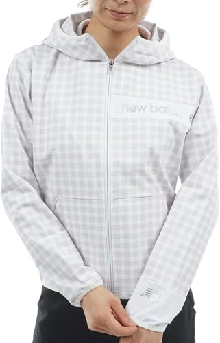 New Balance 012-5220502 Golf Ladies' Water Repellent Soft Shell Hoodie (4-Way Stretch), 043_Beige, 2