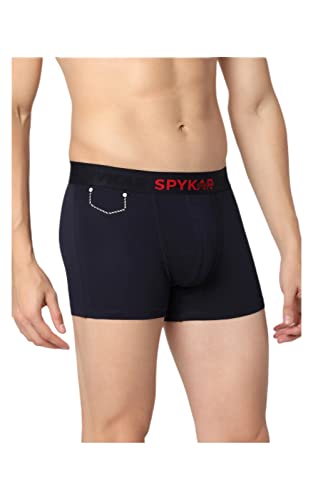Image of Underjeans Men's Cotton Blend Trunks (Pack of 2) (UJNPTS008E2)