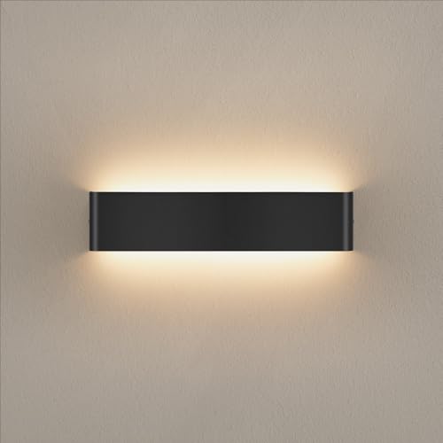 IEGLED Wandlampe Innen 40CM, 18W Wandleuchte mit Up und Down Lichtquelle, 3000k Warmweiß Moderne LED Lampe, Wandlichter aus Aluminium-Druckguss, Wandbeleuchtung für Wohnzimmer, Schlafzimmer, Flur IEGLED Wandlampe Innen 40CM, 18W Wandleuchte mit Up und Down Lichtquelle, 3000k Warmweiß Moderne LED Lampe, Wandlichter aus Aluminium-Druckguss, Wandbeleuchtung für Wohnzimmer, Schlafzimmer, Flur
