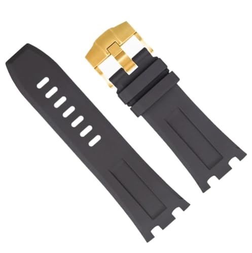 Bracelet FKM 28mm Audemars Piguet de la plage au bureau en caoutchouc souple