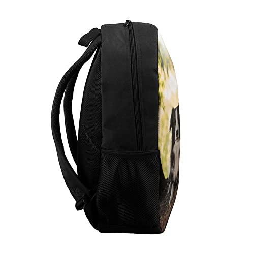 Sac à dos d'école imprimé 3D de mode avec grand compartiment 17 pouces