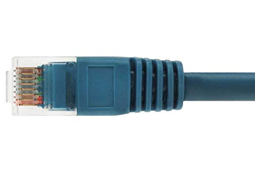 Cable de red Ethernet Cat 5E UTP 20 pies azul miniatura 1