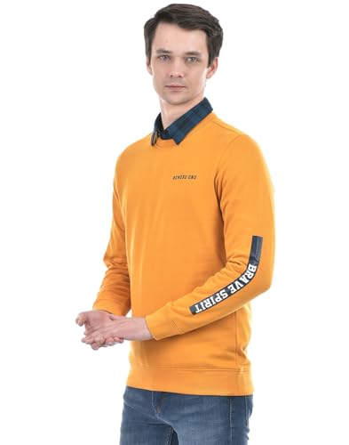 Image of Numero Uno Men's Varsity Red Statement Sweatshirt