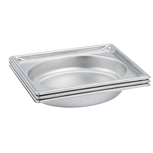 Steam Table Pans, Half Oval