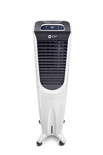 Image of Orient Electric Ultimo CT2605HI 26 Litre Tower Cooler with Remote Control (White & Grey, 160 W)