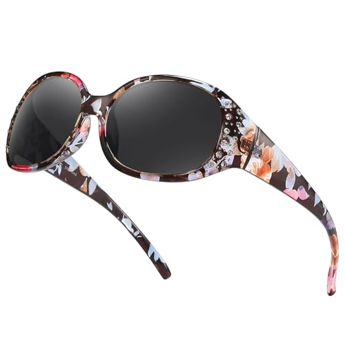 Image of HAOLOTA Polarized Sunglasses for Men Women Designer Driving Glasses Lightweight UV400 Protection