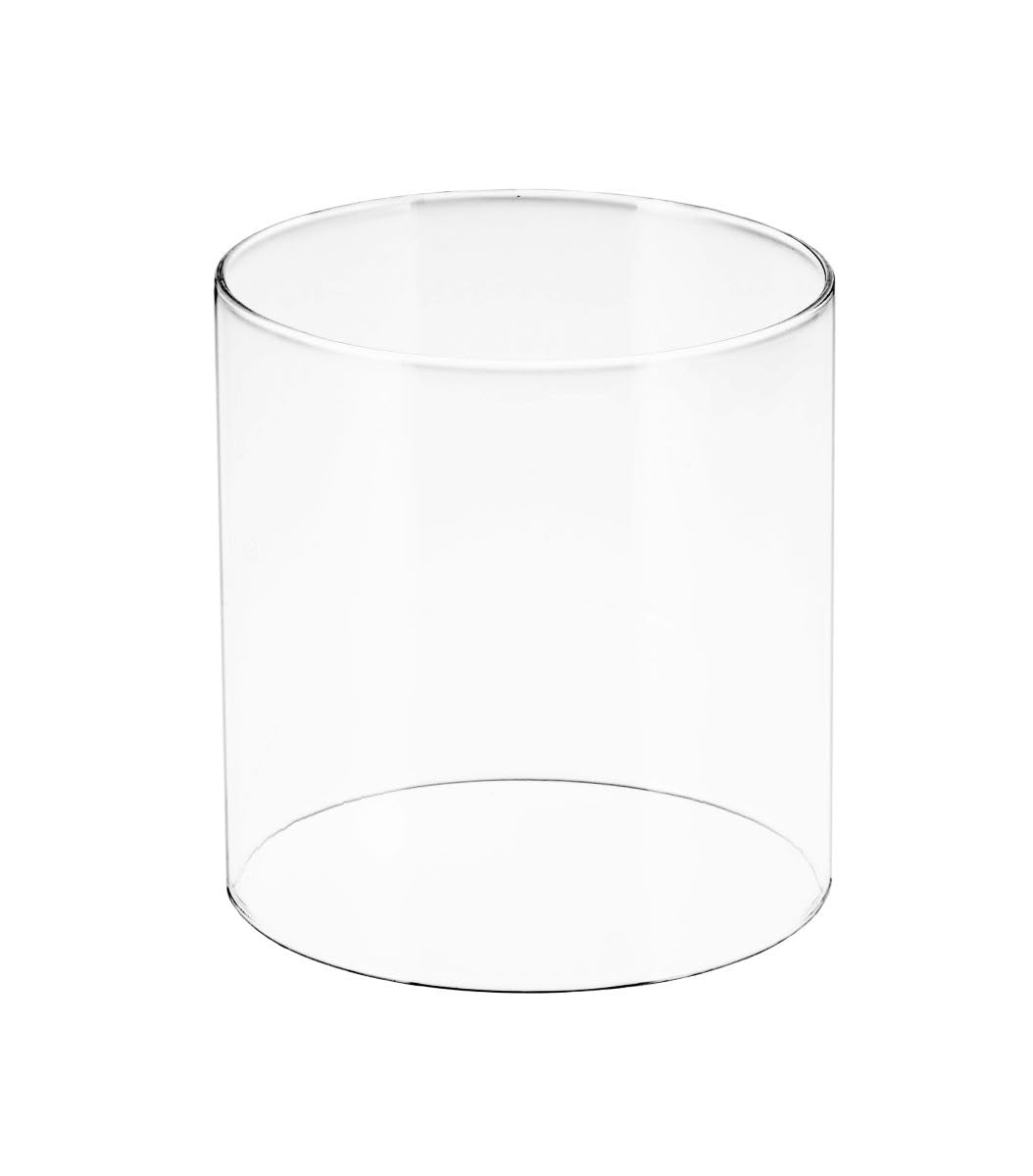 American Mantle Lantern Globe Replacement | 4.05"4.05"x4.21" Straight Clear Borosilicate Glass | Fits Colmen Models 214 282 285-700 288 321 355 5150 5151 5152 5153 5154 5155 5158 5159