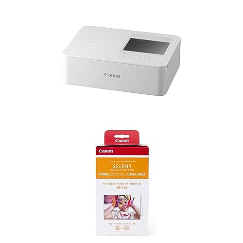 Image of Canon CP1500 (White) + RP-108 Photo Paper/Ink