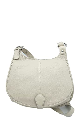 Sac à main cuir véritable grainé Made in Italy chic et finitions luxe