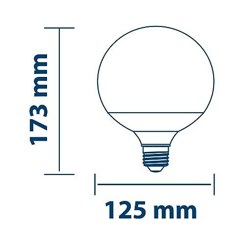 Ampoule LED G125 E27 24W Velamp : résolvez le manque de lumière dans les grands salons - 6