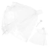 Décoration de voile de mariée : cette robe de mariée pour poupée est un accessoire de jeu idéal pour vos jeux d'imitation, qui peut contribuer à développer votre imagination et votre créativité