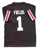 GoodJY Mens Ohio #1 State College Football Jersey (Black2)