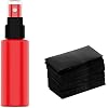 Black Shrink Bands,45x23mm 200 Pieces Black Heat Shrink Wrap Sealer for Dropper Glass Bottle,Jars Fits Cap Diameter 3/4 to 1
