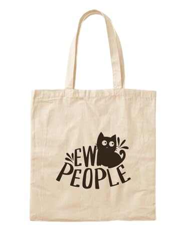 Sac fourre-tout Ew People grand sac cabas en toile de coton léger