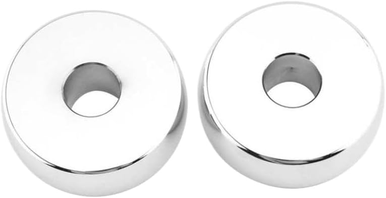 Motorcycle Handlebar Risers 2 Pieces Compatible With Fxsb Softail Breakout Fxdl Lowrider(Silver)