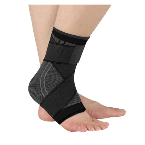 Attelle Cheville 1 paire de chevillères de sport réglables, chevillère de compression, protection, course à pied, football, basket-ball, gymnastique, stabilisateur de cheville, sangle de bandage(Black