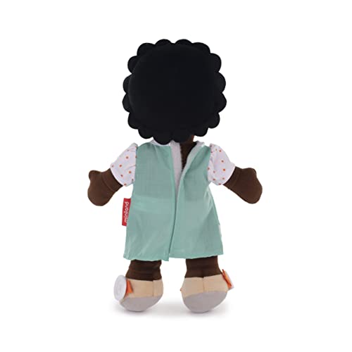 Muñeca Miniland African Girl para habilidades manuales miniatura 2