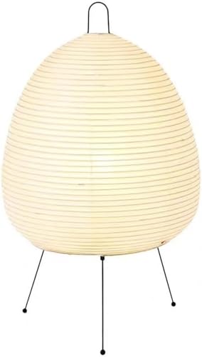 Lámpara de farol de papel, lámpara de pie con trípode, luz de escritorio, lámpara de mesa de papel de arroz blanco, decoración de estudio for dormitorio, mesita de noche, sala de estar, comedor