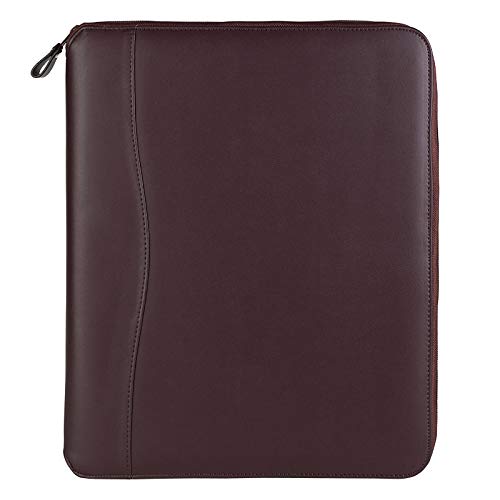 FranklinCovey - Planning System Binder | Vinyl Zipper Binder (Monarch, Burgundy)