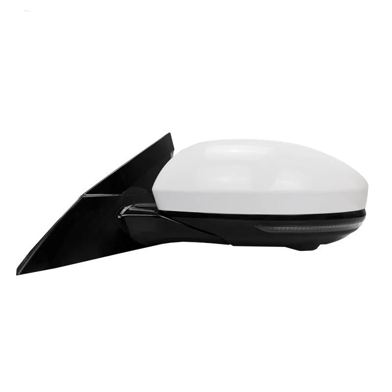Voiture Rétroviseur Ensemble De Rétroviseur Latéral Voiture Pour Nissan Pour Altima SR 2019-2023 Auto Avec Caméra Chauffage Pliable Électrique Retroviseur Complet Éléctrique(BLANC,12 Wire Left)