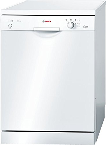 Bosch SMS24AW00E Serie 2 Freistehender Geschirrspüler / A+ / 60 cm / Weiß / 290 kWh/Jahr / 12 MGD / Silence / VarioBesteckkorb